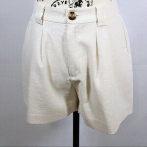 Pleated Wide Leg Shorts